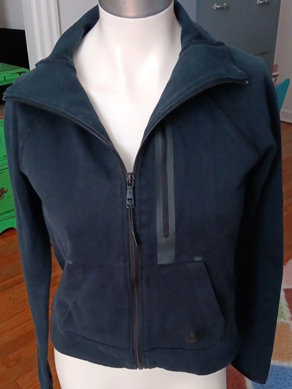 Nike Women's Navy Full-Zip Hoodie